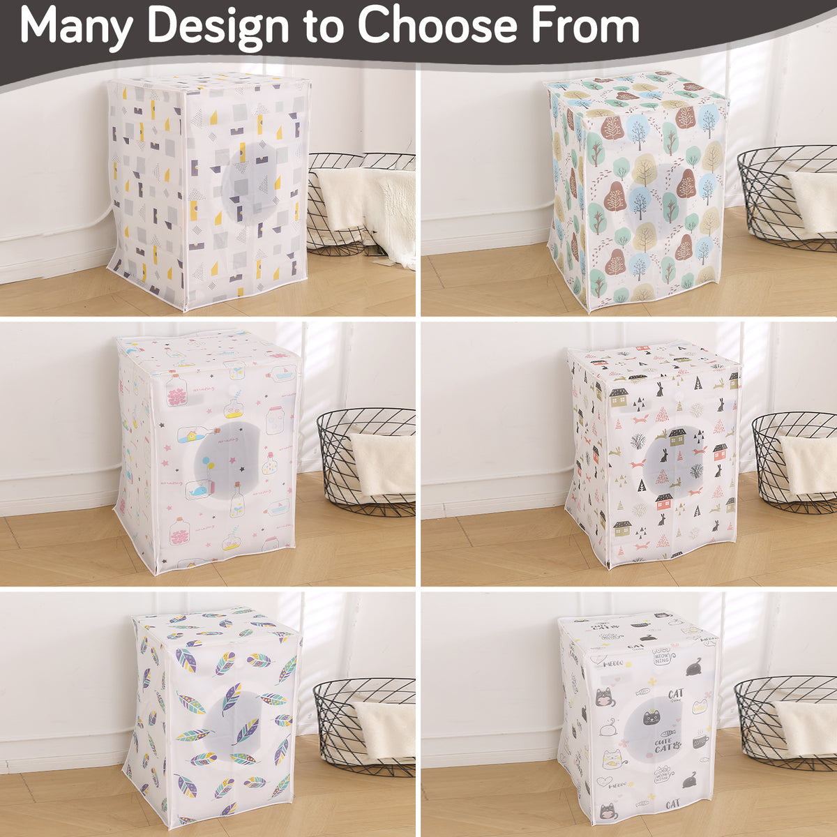Buy Many Designs for Washing Machine Covers | Hokipo