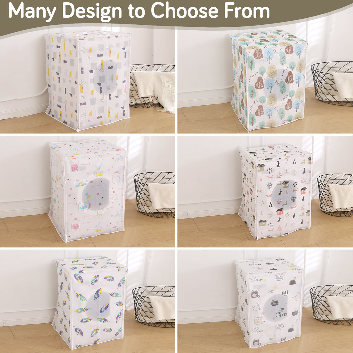 Buy Many Designs for Washing Machine Covers | Hokipo