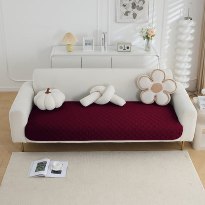 HOKIPO Waterproof Quilted Mats, Burgundy