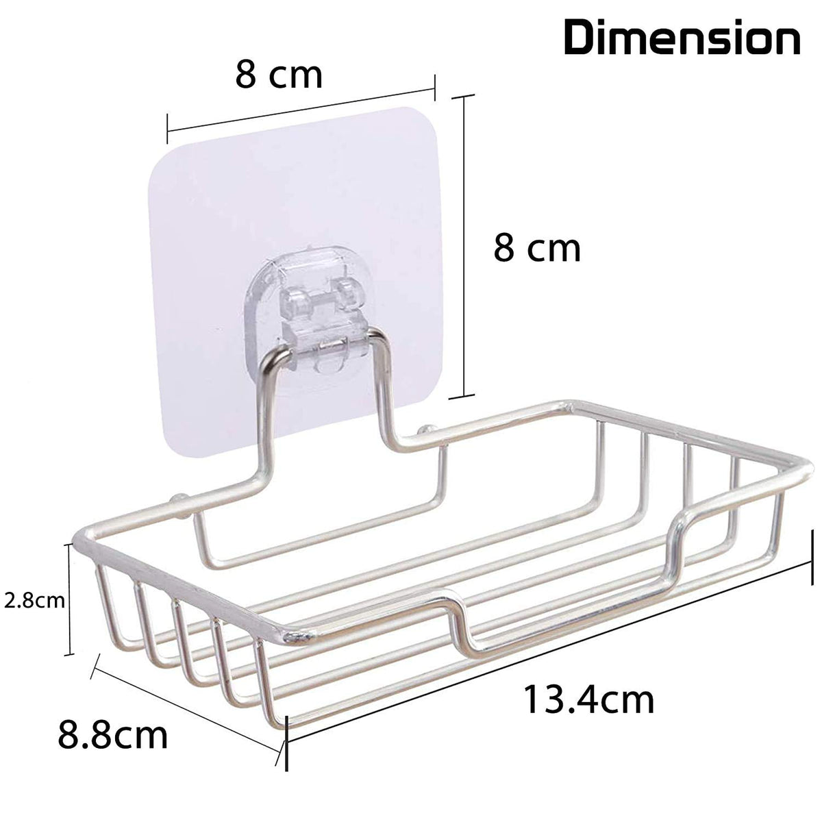 Wall mounted hanging soap dish for bathroom, kitchen and washbasin | HOKIPO