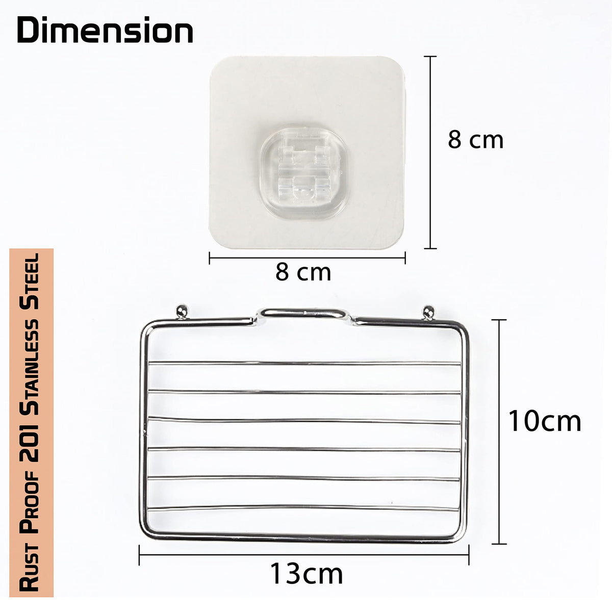 stailess steel hanging soap tray for bathroom wall | HOKIPO
