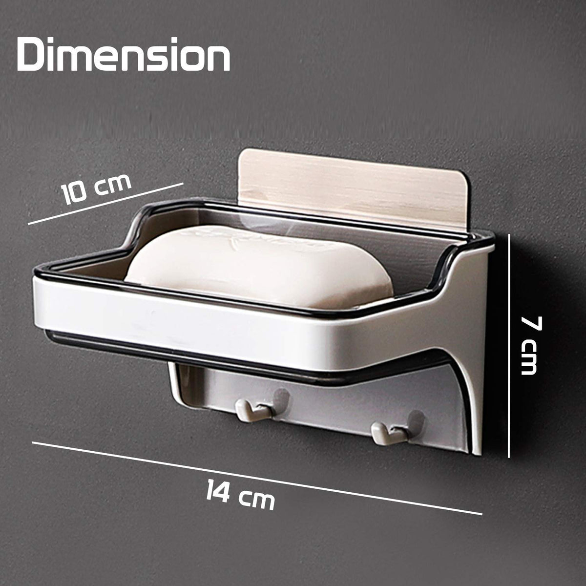 Buy best wall mounted soap stand for bathroom and kitchen walls | HOKIPO