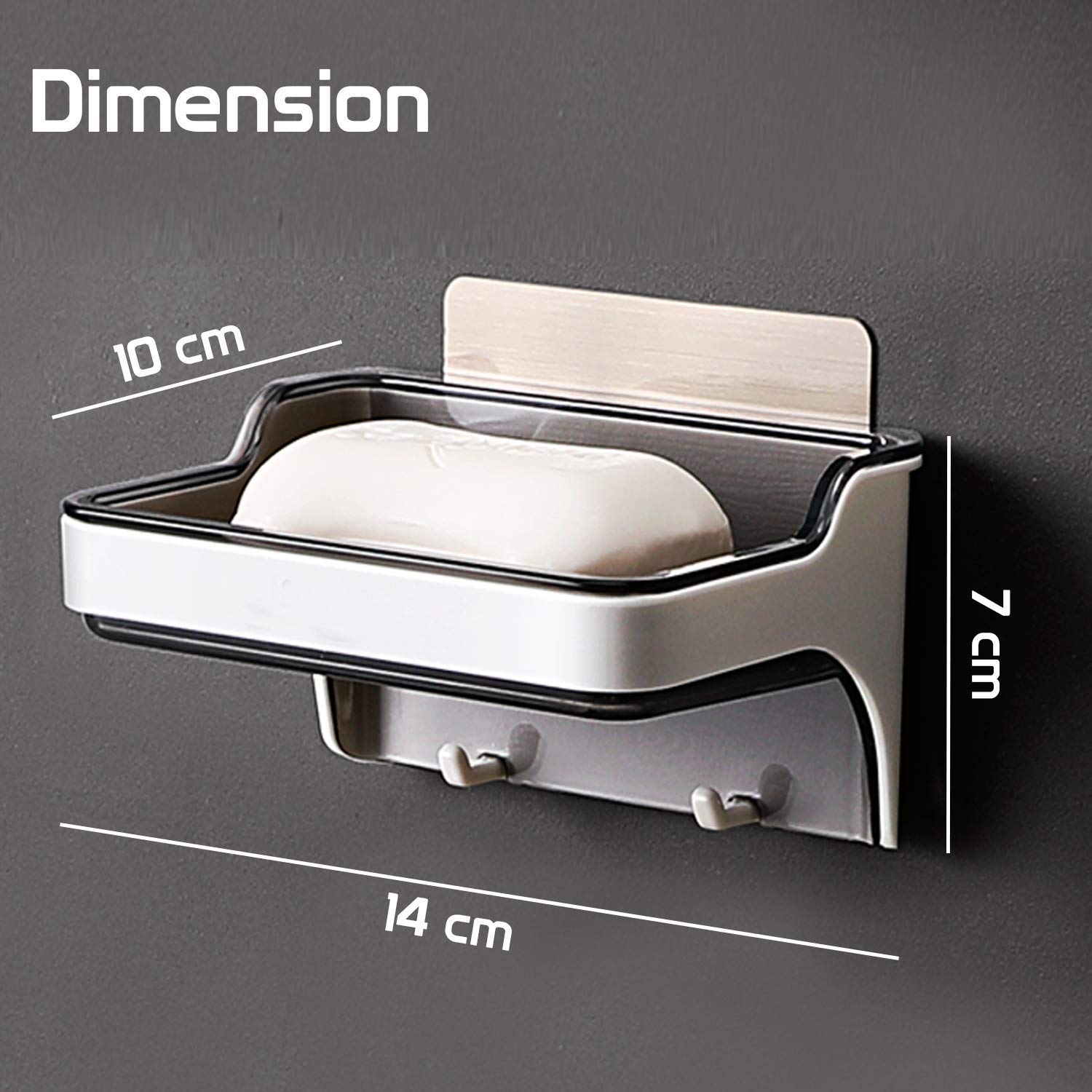 Buy best wall mounted soap stand for bathroom and kitchen walls | HOKIPO
