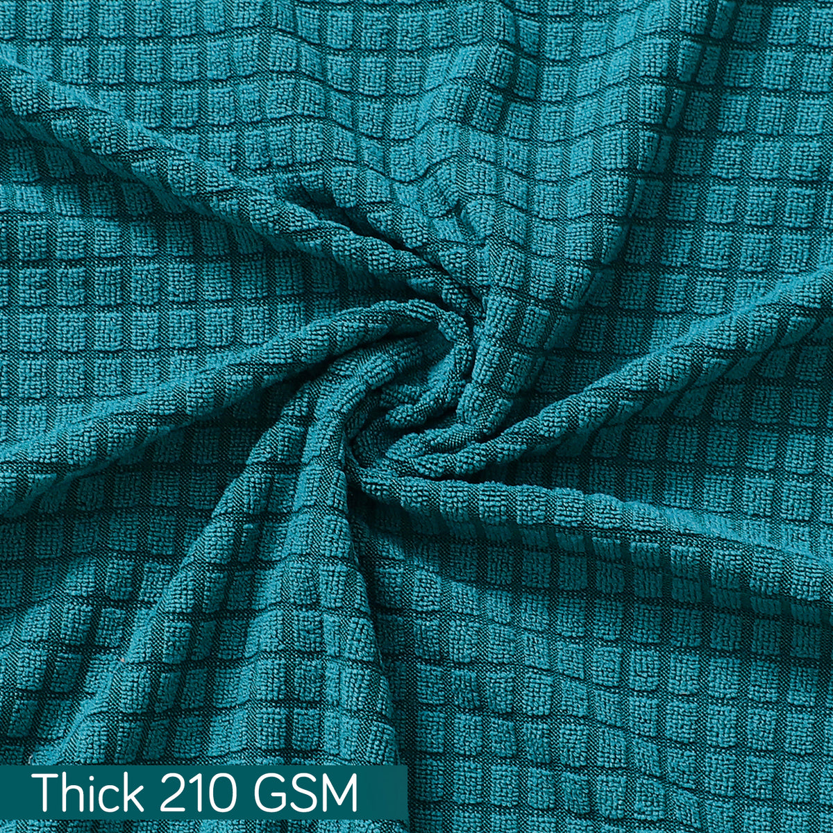 Gaming Chair Cover Stretchable Elastic Jacquard Computer Rotating Chair Seat Covers Slipcover Teal