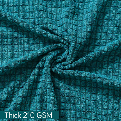 Gaming Chair Cover Stretchable Elastic Jacquard Computer Rotating Chair Seat Covers Slipcover Teal