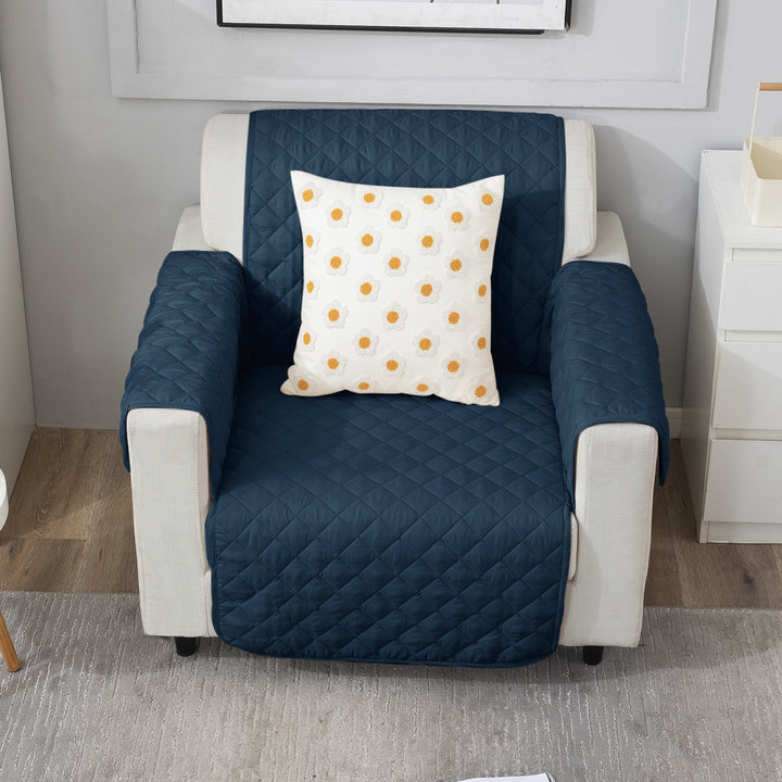 Navy Blue premium sofa chair covers