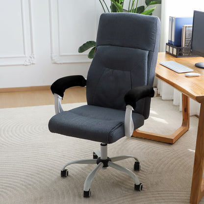 140gsm Armrest Covers for Office Chair (Zipper Style), 1 Pair, Black