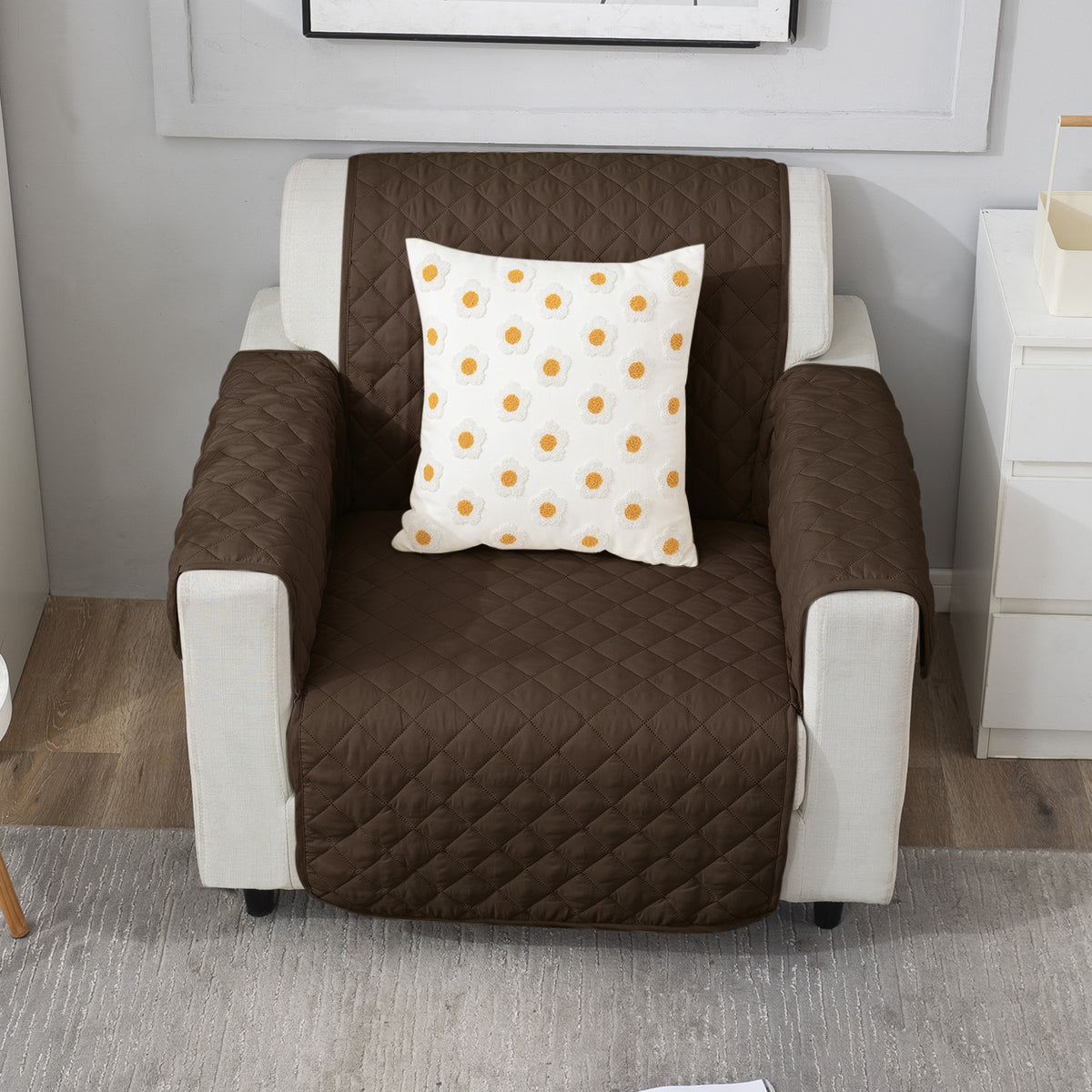 Chocolate Brown premium sofa chair covers