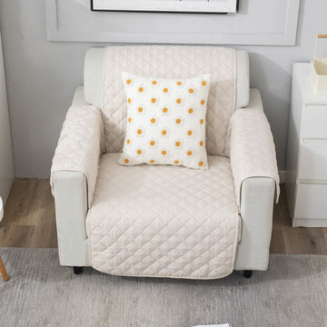 Cream premium sofa chair covers