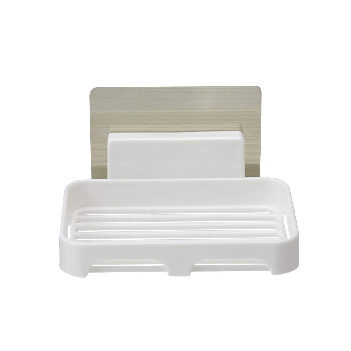 White colour plastic wall mounted soap holder for bathroom wall​