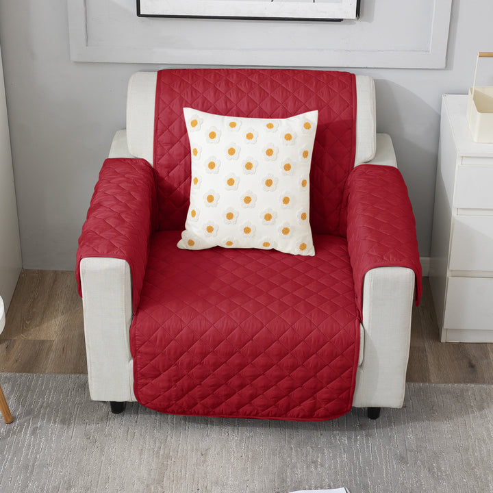 Scarlet Red premium sofa chair covers