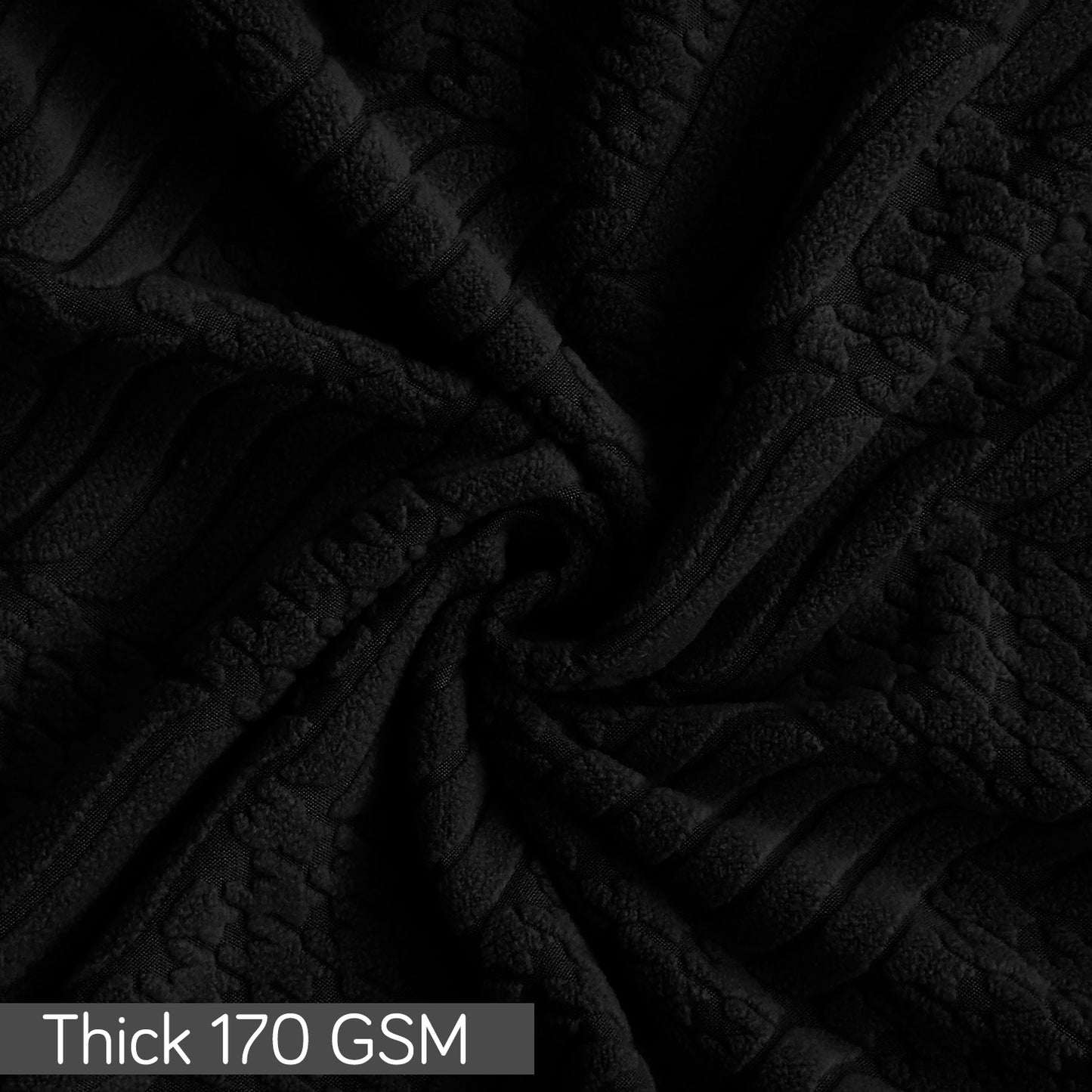Gaming Chair Cover Elastic Jacquard Computer Rotating Chair Seat Covers Slipcover, Black