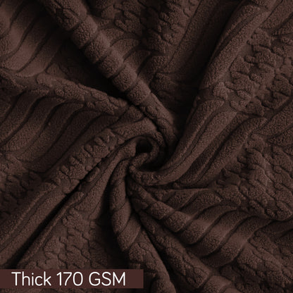 Gaming Chair Cover Elastic Jacquard Computer Rotating Chair Seat Covers Slipcover, Brown