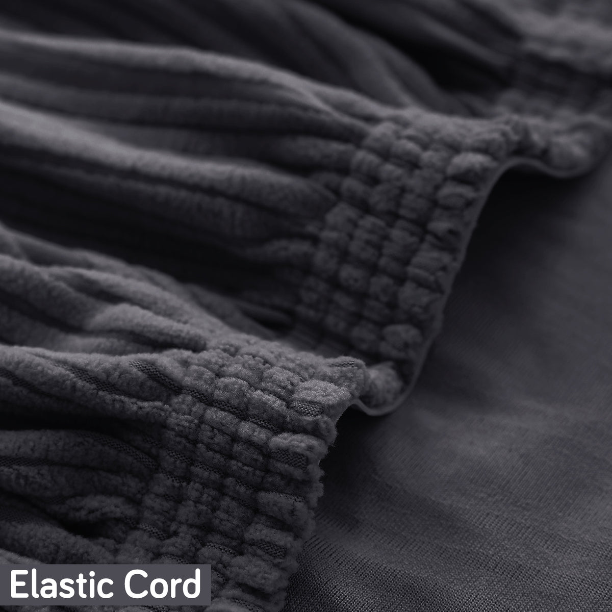 Nestiva Series Stretchable Knitting Jacquard Chair Cover - Porpoise Grey