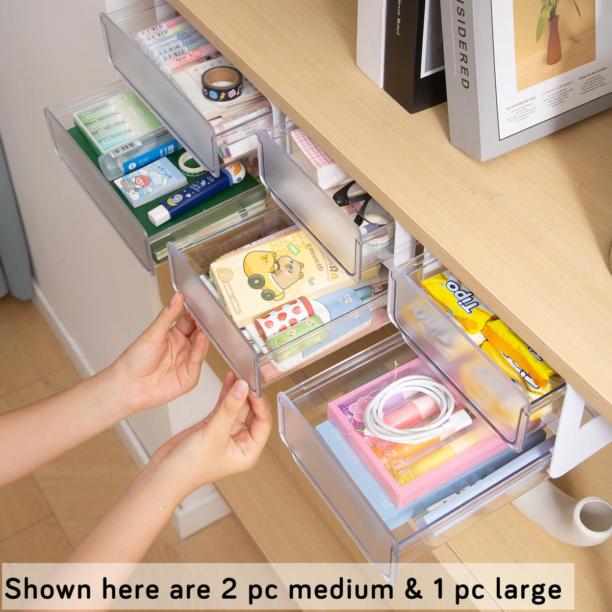 Buy 2-layer Self-Adhesive Drawer Online At HOKIPO