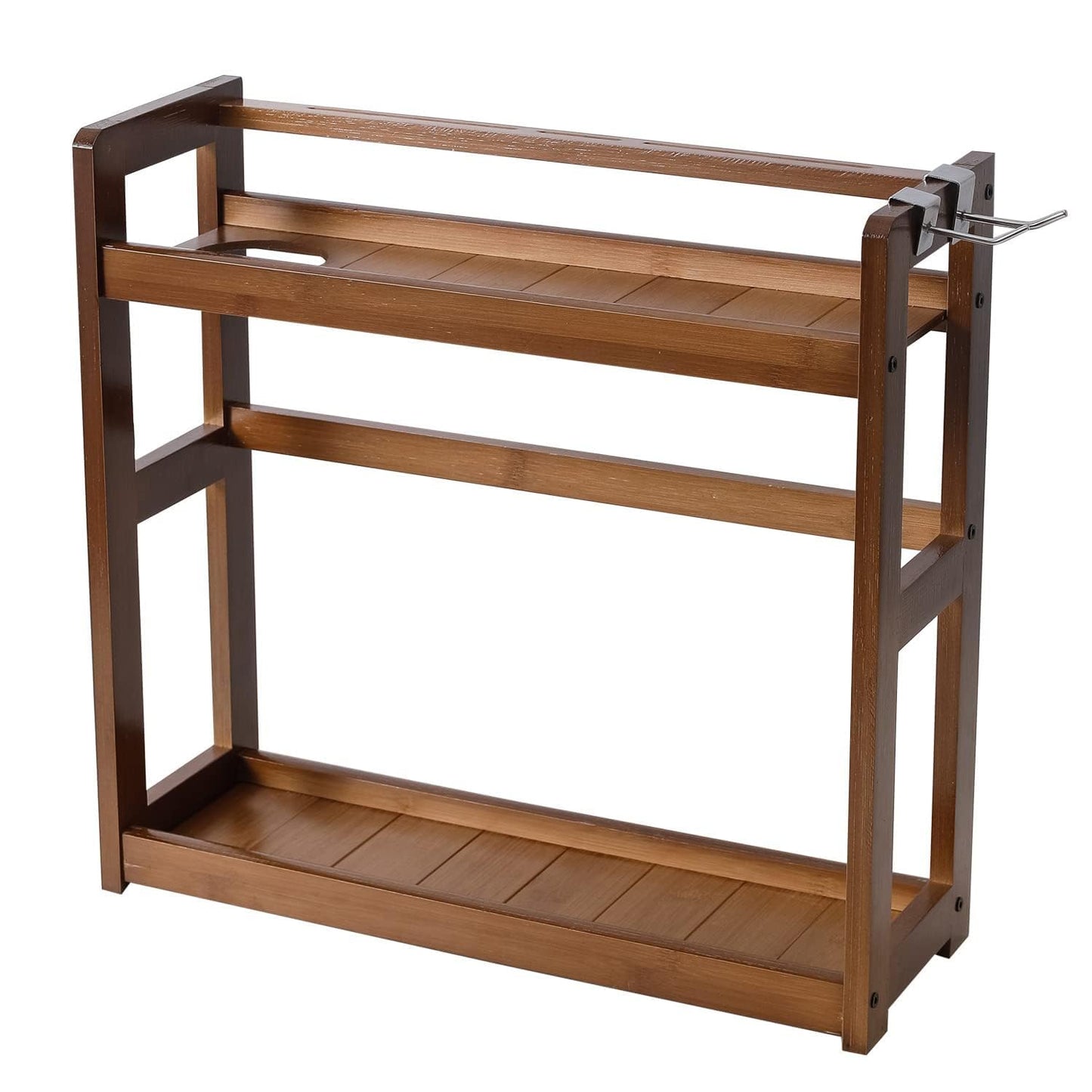 2 Tier Spice Rack Organizer for Kitchen Platform Counter Top Rack Storage Shelf Stand