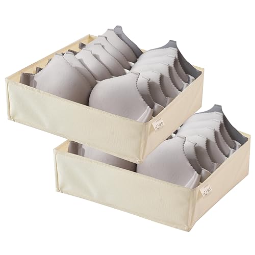 Undergarment Organizer for Wardrobe and Drawers, Beige