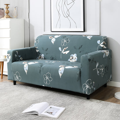 Smokey Grey non slip elastic 2 seater sofa cover
