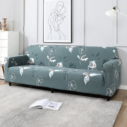 Smokey Grey, non slip, elastic 4 seater sofa cover​s