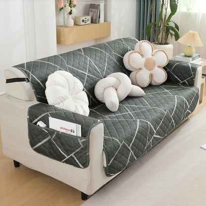3 seater quilted waterproof sofa cover