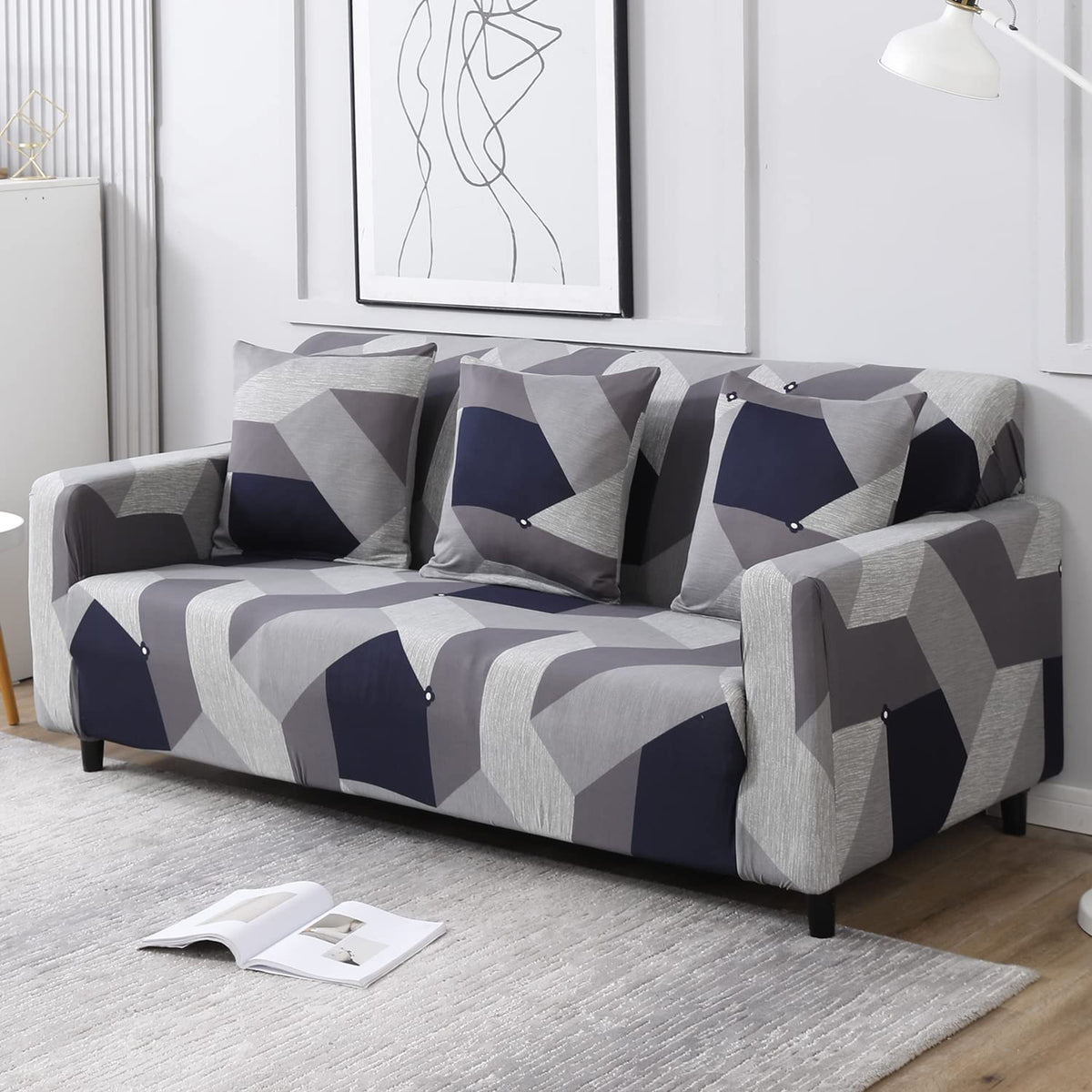 Grey 3 seater sofa cover​ 