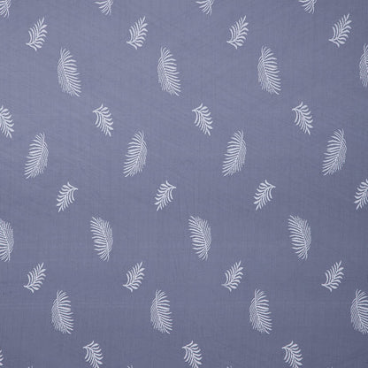 Woven Jacquard Elastic Fitted Waterproof Mattress Protector, Blue