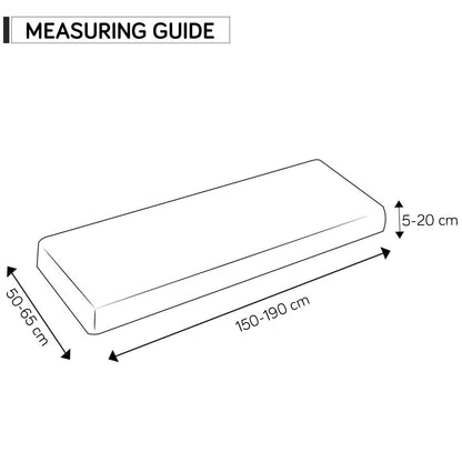 140 GSM Stretchable Printed Elastic Sofa Cushion Seat Cover for 1 /2 /3 Seaters / Pieces for Sofa, Snow White Black Geometry