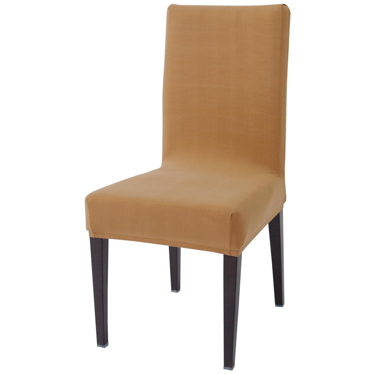 Sand Brown Print Chair covers set of 1 piece