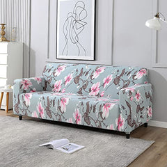 Elastic Stretchable Printed Sofa Cover, Floral Print