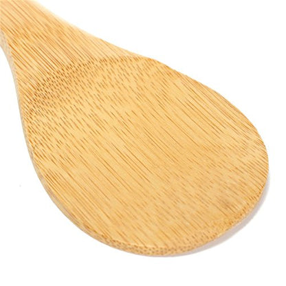 5 Pairs Wooden Bamboo Chopsticks with Rice Serving Spoon