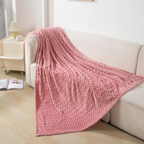 AC Fleece Blanket Queen, Pink