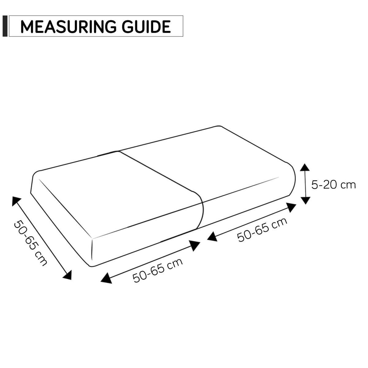 Stretchable Thick Jacquard Textured Seat Cushion Cover for 1/2/3 Seaters / Pieces for Sofa, Brown