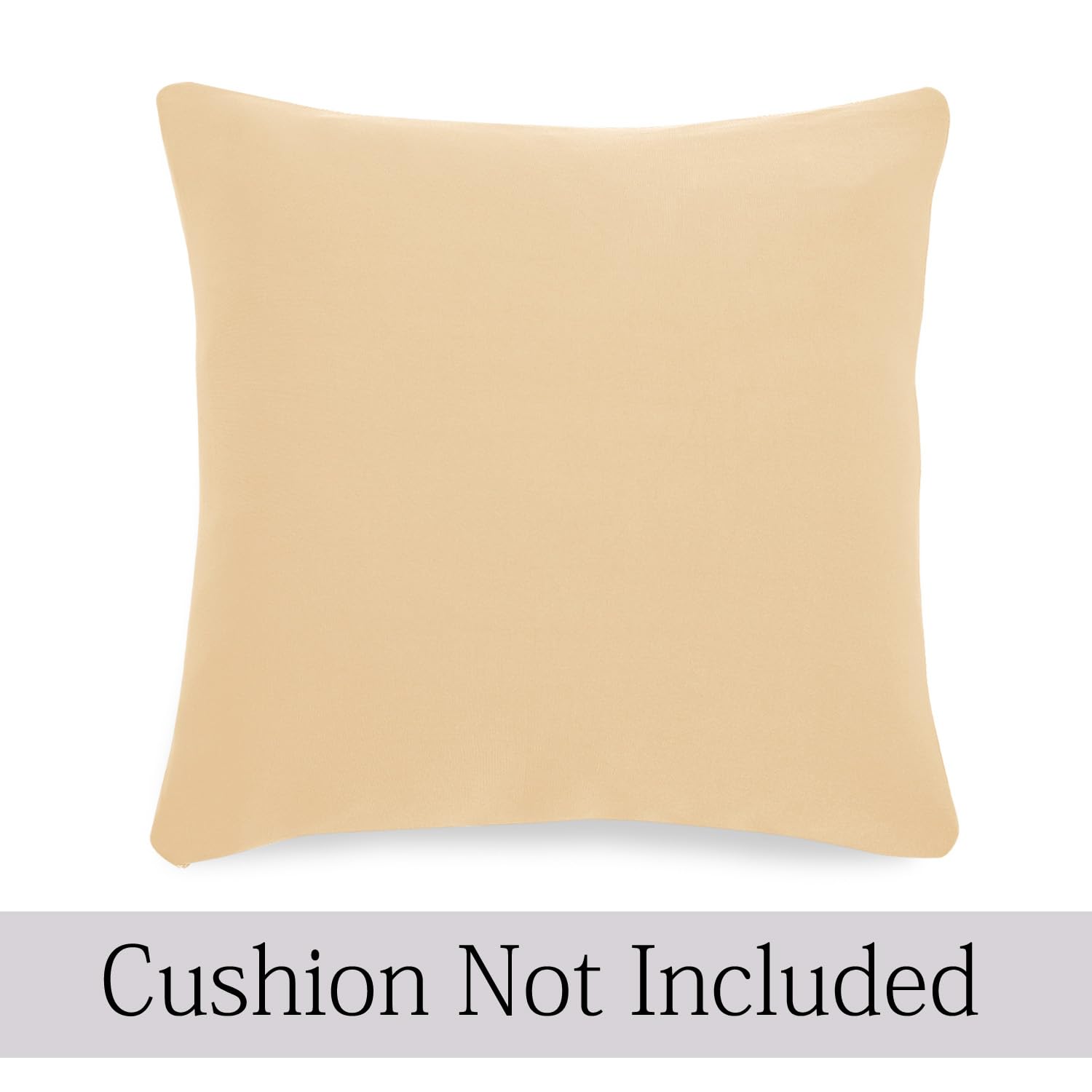 Fancy Plain Beige zippered cushion cover online