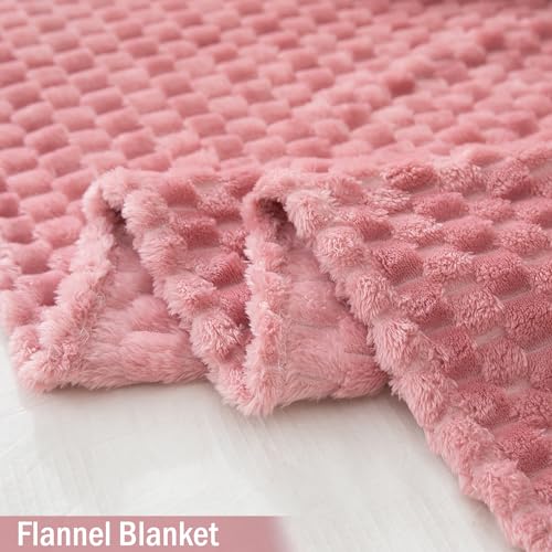 AC Fleece Blanket Queen, Pink