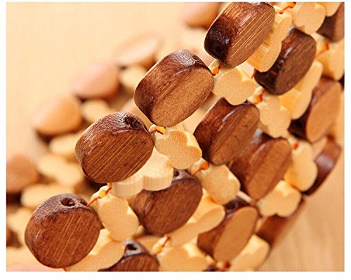 Buy Close-up of bamboo wooden heat resistant table coaster design