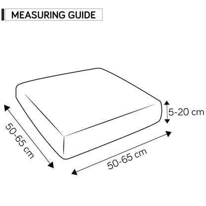 140 GSM Stretchable Printed Elastic Sofa Cushion Seat Cover for 1 /2 /3 Seaters / Pieces for Sofa, Snow White Black Geometry