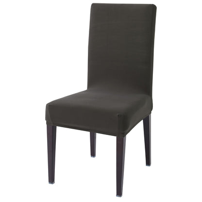 Dining Chair Cover Seater Stretchable Elastic Slipcovers, Dark Grey