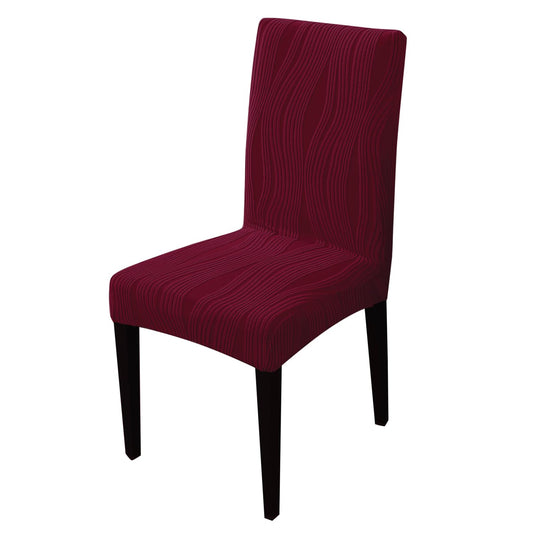 Nestiva Series Stretchable Knitting Jacquard Chair Cover - Burgundy