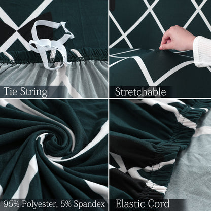 Features of Teal Diamond elastic sofa cover sets