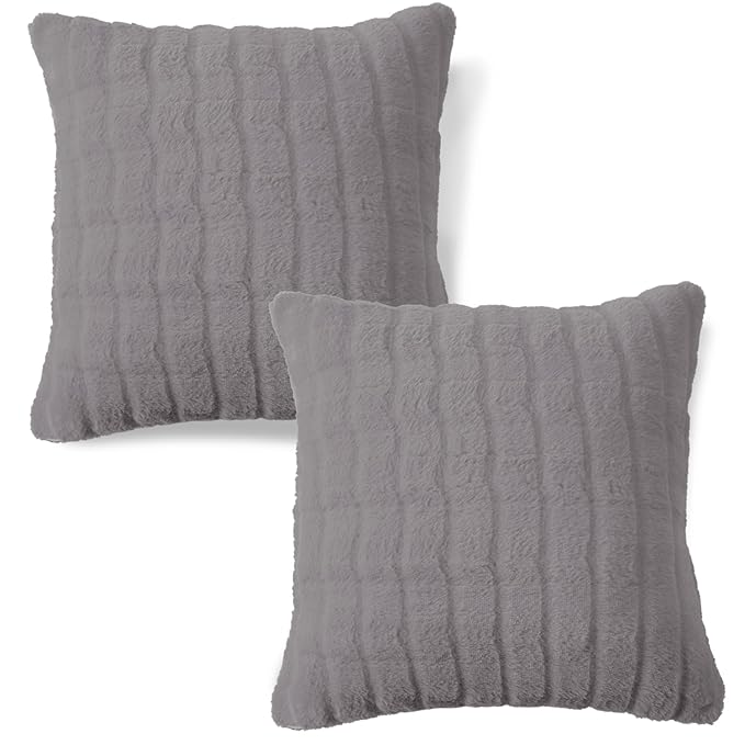 Premium Plush Anti Slip Sofa Cover Mat with 2 Armrest Cover and Cushion Cover, Light Grey