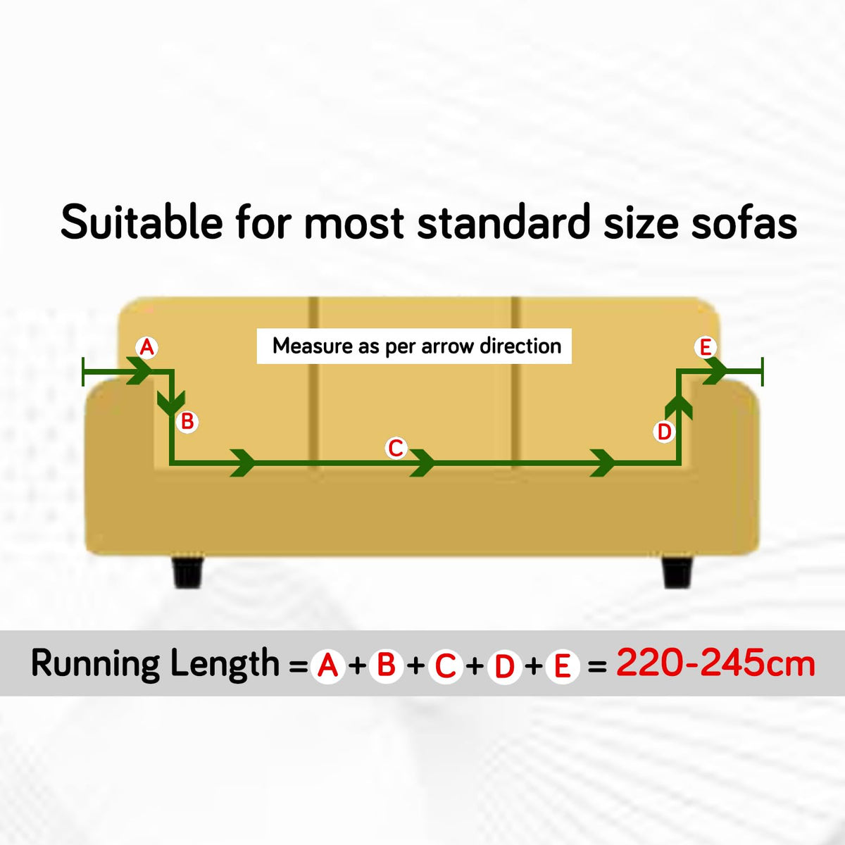 How to measure for an 3 seater sofa cover