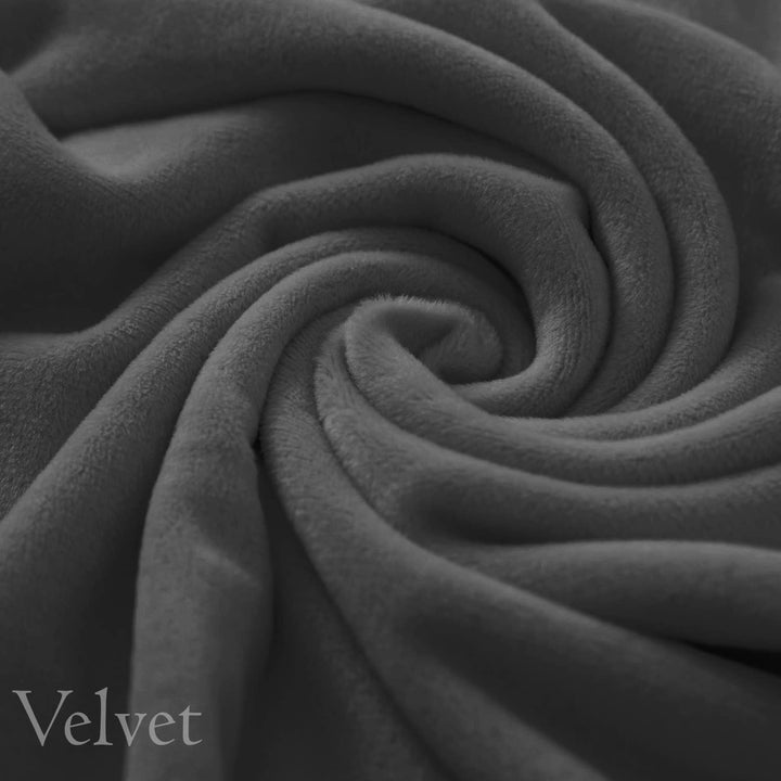 Dark Grey stylish & premium elastic velvet sofa cover​