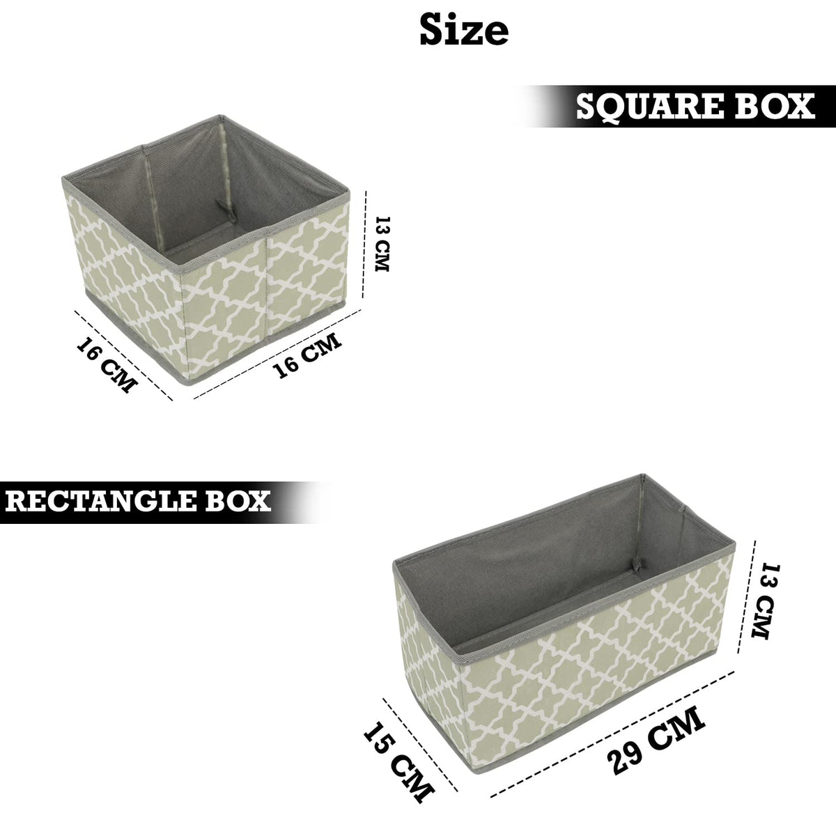 Foldable Storage Basket Bins Closet Wardrobe Organizer