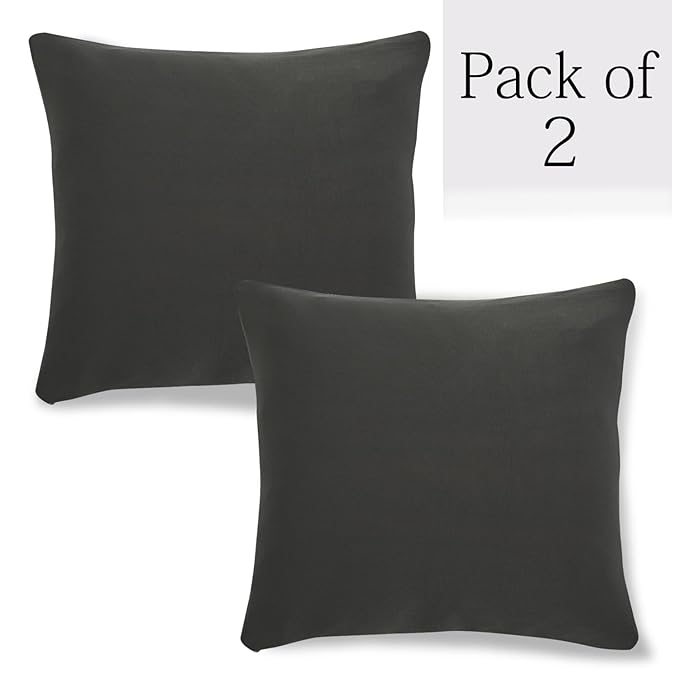 Elastic Stretchable Sofa Cover and Cushion Cover, Dark grey