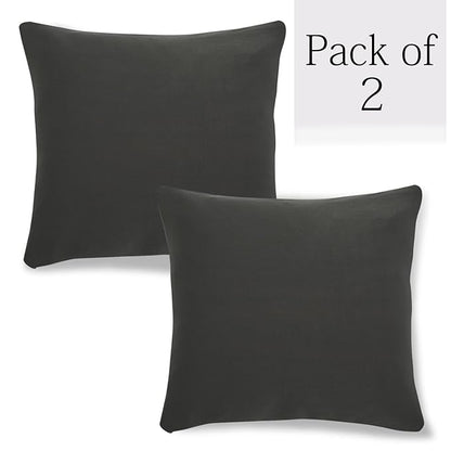 Elastic Stretchable Sofa Cover and Cushion Cover, Dark grey