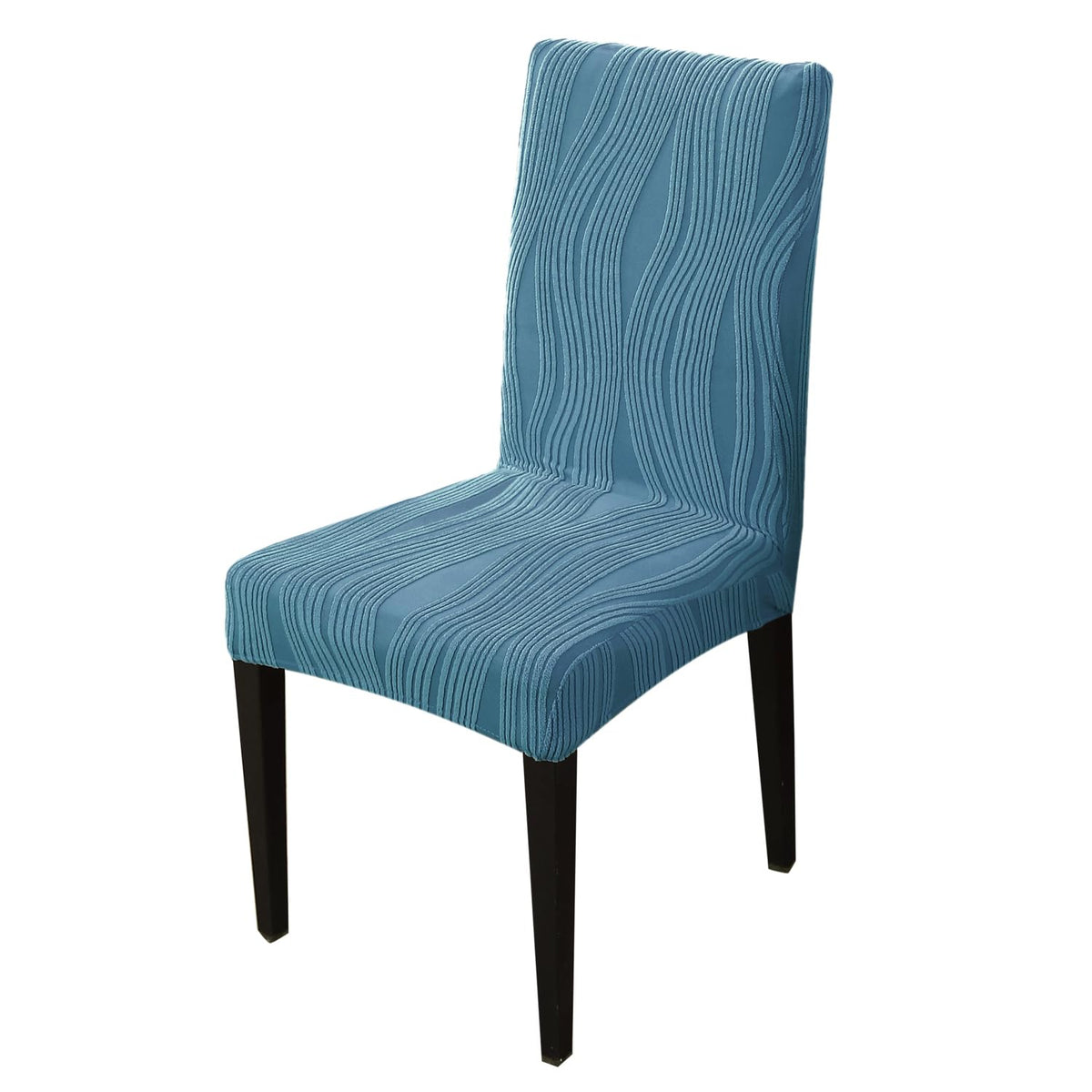Nestiva Series Stretchable Knitting Jacquard Chair Cover - Sea Blue
