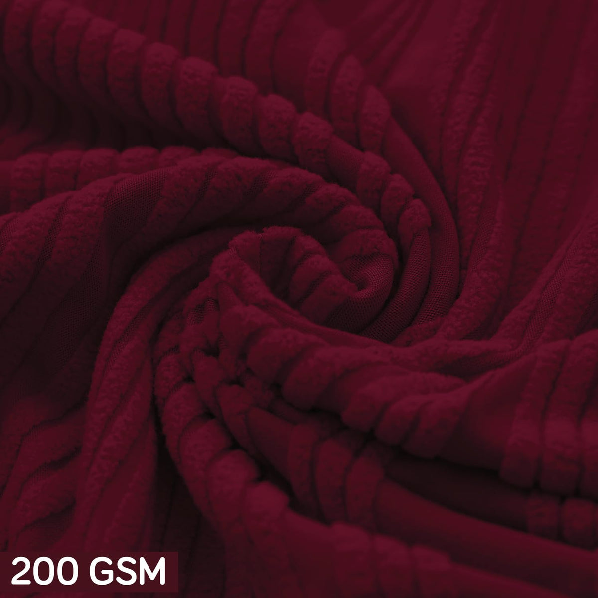 Nestiva Series Stretchable Knitting Jacquard Chair Cover - Burgundy