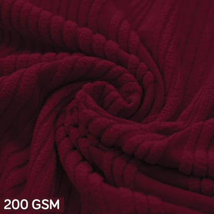 Nestiva Series Stretchable Knitting Jacquard Chair Cover - Burgundy
