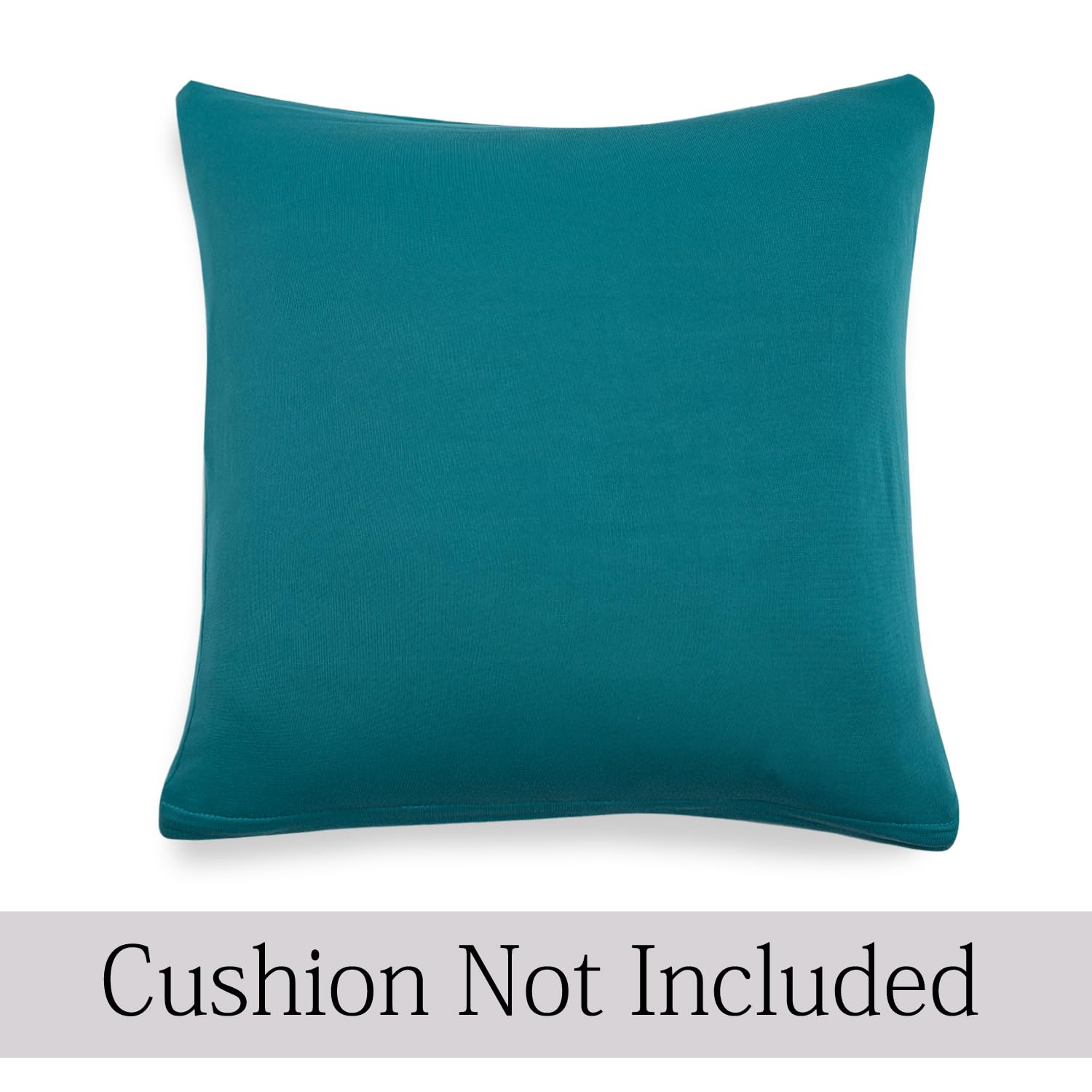 Fancy Plain Dark Cyan zippered pillow covers online