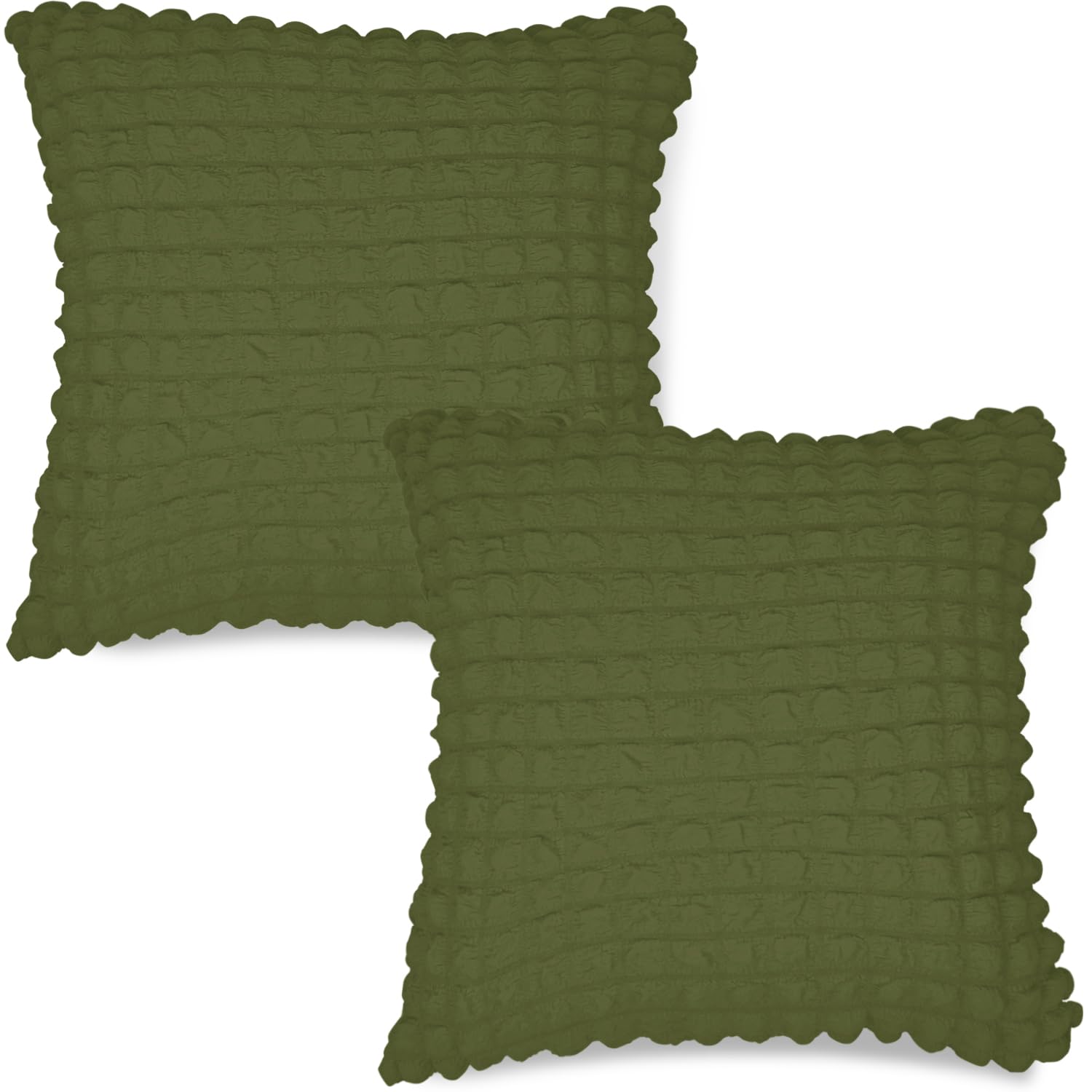 Buy Premium Forest Green Colour Zippered Square Cushion Covers Online